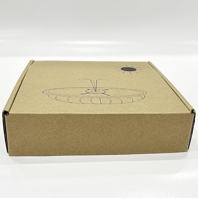 SZMP Solar Fountain Upgraded 100% Glass Panel, 3.5W Floating Solar Powered Water Pump Built-in 2000 Battery with 7 Nozzle & 4 Fixer, Solar Bird Bath Fountains for Garden, Pond, Outdoor (White)