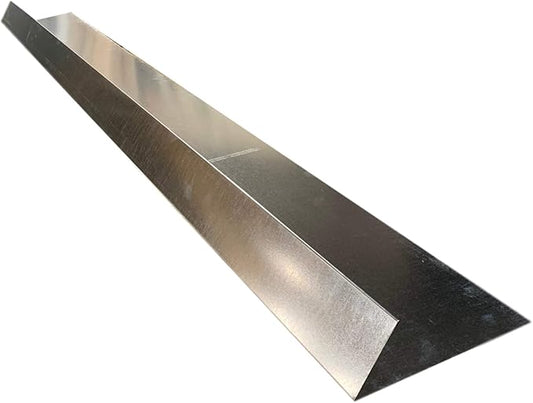Eagle 1-26 Gauge 5 Foot Rain Diverter - Nails and Instructions Included (Mill Finish Aluminum, Copper, Galvanized, Stainless Steel & More) (3, Galvanized Steel)