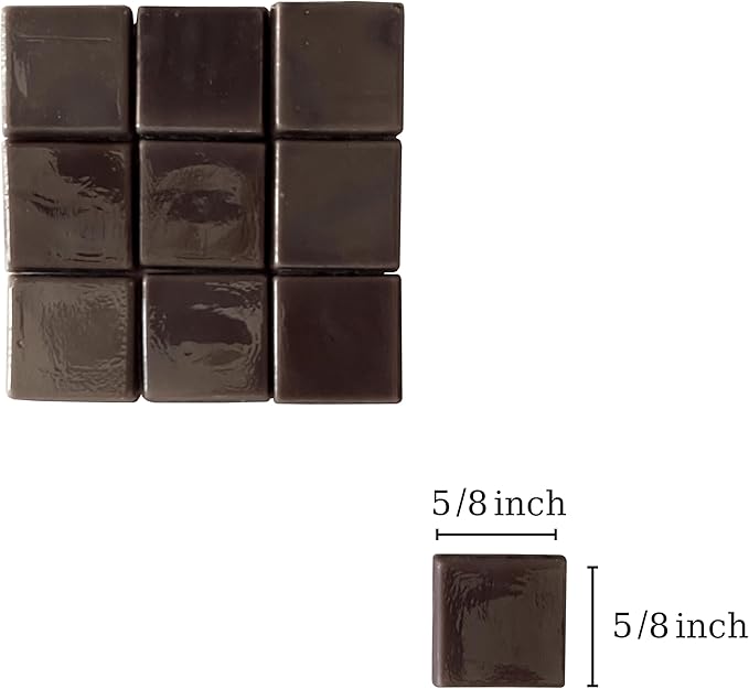 SMEIINIK 1.1lb Bulk Single Iridescent Color Mosaic Tiles for Crafts, Glass Mosaic Pieces for Mosaic Puzzles, Stained Glass Tiles for Mosaic DIY, Mosaic Making Supplies(AJ45-26)