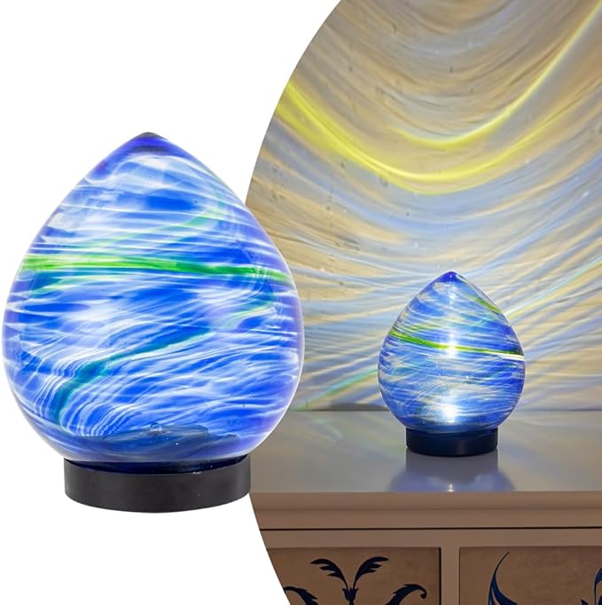 Solar Pathway Lights, Decorative Glass Garden Lights Waterproof Globe Light, Colorful Outside Solar Lanterns for Yard, Lawn, Patio, Tabletop