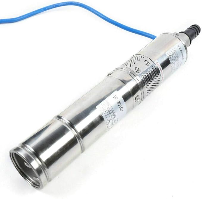 3 Inch Solar Water Pump Submersible Well Deep Bore Screw Well Garden Irrigation Kit with MPPT Controller (48V 500W)