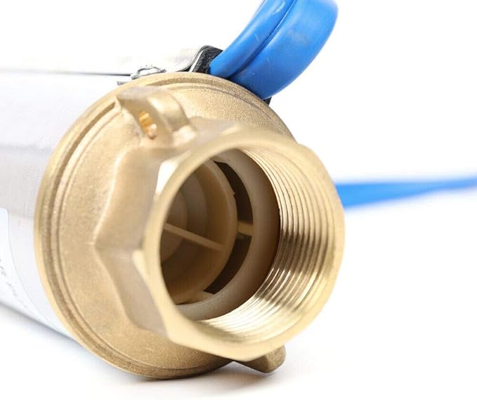 3 Inch Solar Water Pump Submersible Well Deep Bore Screw Well Garden Irrigation Kit with MPPT Controller (48V 400W)