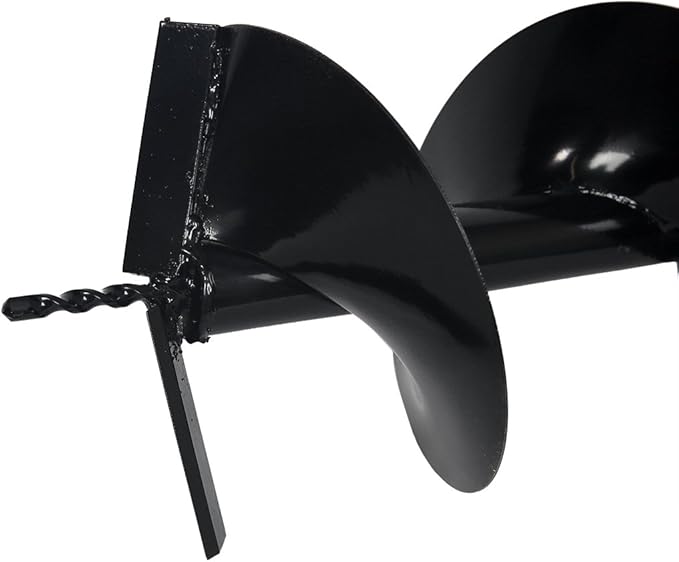 XtremepowerUS Replacement Auger Digging Bit 10" For Post Holes Earth Digger Planting Drill 3/4" Shaft Size Fence Hole Digging Bit