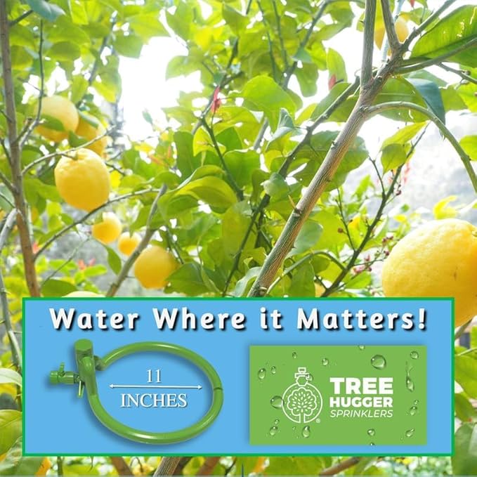 Tree Sprinkler with 360° Outward Direction | Water Sprinkler for Trees That Reaches The Nutrition Zone for Tree Root Watering (11")