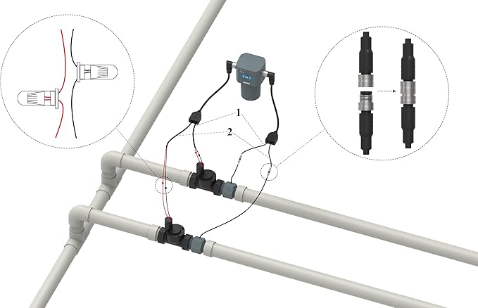 LinkTap ValveLinker & Gateway, Battery Powered Smart Sprinkler/Irrigation Controller, Automatic Rain Skip, Better Range Than WiFi, Compatible with LinkTap Wireless Water Timer, Alexa, IP66 (2-Zone)