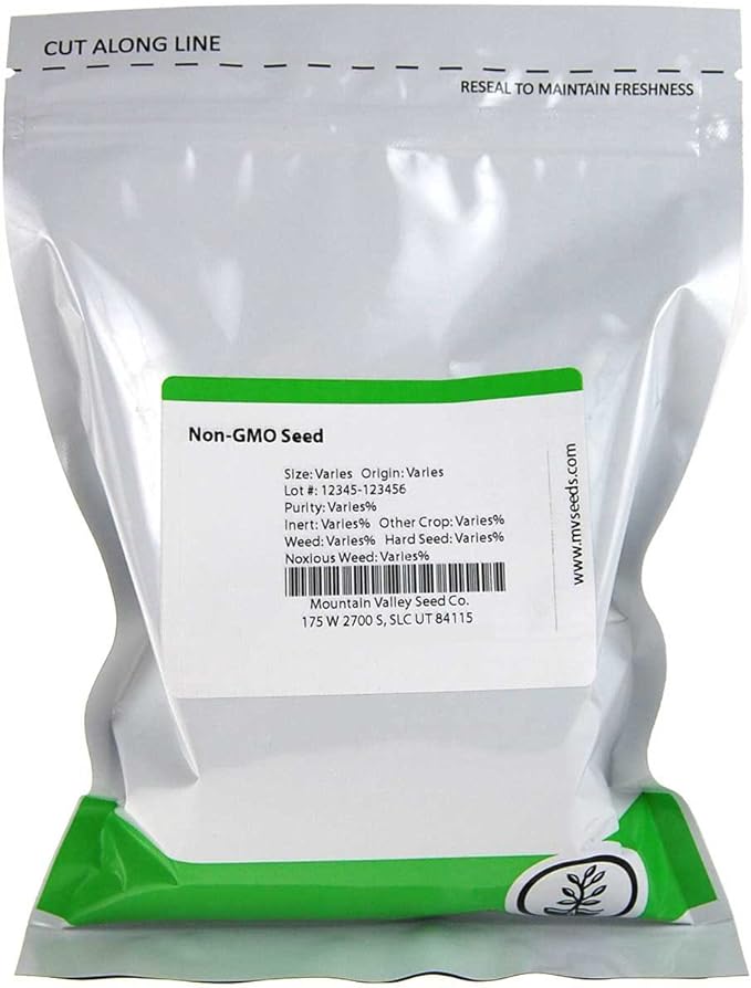 Buckwheat Seeds - 5 Lb ~60,000 Seeds - Organic, Non-GMO, Whole (Shell On) - Grow Buck Wheat Cover Crops, Microgreens, Lettuce