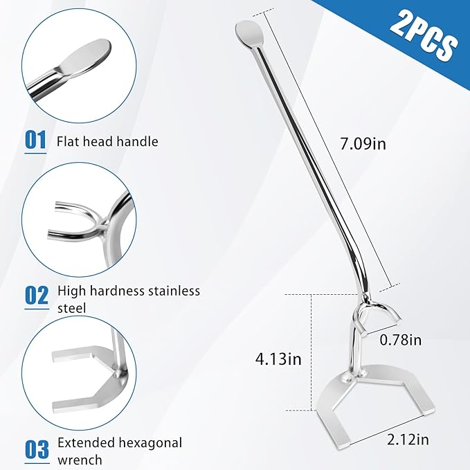 Sprinkler Tool for Rainbird Sprinkler System Kit 42064 Maxi-Paw Compatible with Rainbird Pop-up Lmpact Sprinkier Head Models LG-3 Mini-Paw, AG5 and 2045A Maxi-Psw