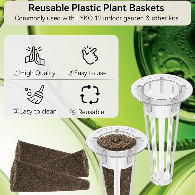 inbloom Gourmet Herb Seed Pod Kit for AeroGarden, iDoo, Ahopegarden with Basil, Parsley, Cilantro, Chrysanthemum, Pak Choi, Crystalline Ice Plant, Onion, Hydroponics Growing System Supply (12-Pod)