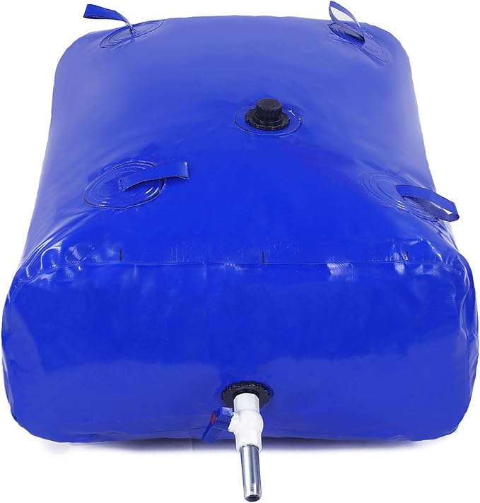 Kingdder Large Capacity Water Storage Bladder Emergency Water Bladder Tanks Foldable Storage Tank Portable Rainwater Bag for Drought Resistance Fire Protection Agricultural Irrigation(110L)