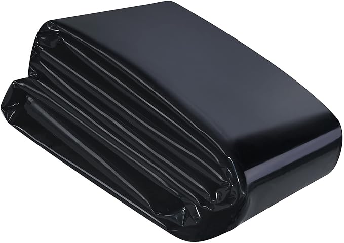 Pond Liner, 20 Mil 7 x 10 Feet Pond Liners for Outdoor Ponds, Black LDPE Fish Pond Liner for Small Ponds, Streams Fountains and Garden Waterfall
