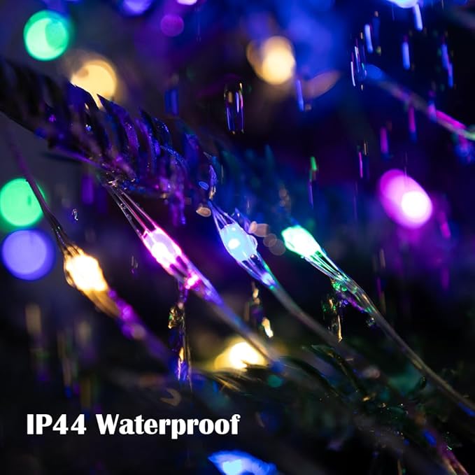 Fairy Lights Plug in,100FT 300 LEDs Waterproof Led String Lights,Twinkle Light with 8 Modes Remote for Outdoor Indoor Christmas Wedding Birthday Garden Party Decorations,Multicolor