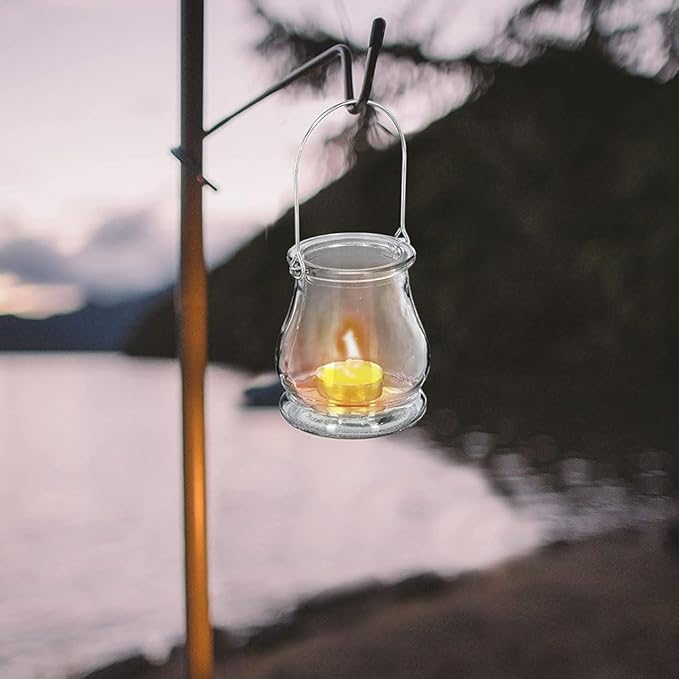 12PCS Hanging Glass Candle Holder: Glass Air Plant Succulent Vase Hanger Plant Terrariums Orbs Air s for Party Wedding Centerpiece