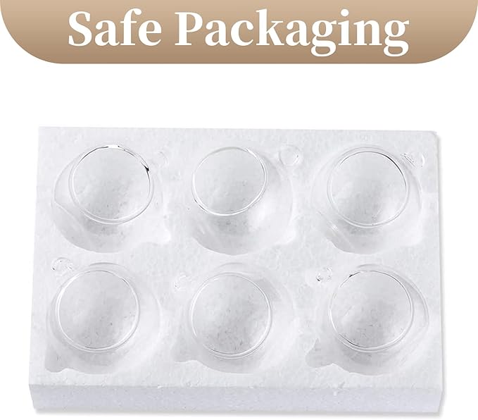 Sziqiqi Hanging Glass Globes Orbs Tea Light Candle Holders fillable with Trinkets for Wedding Ornaments, Wedding Birthday Christmas Party Centerpiece Accessory 2.36inch 30pcs +6 Extra