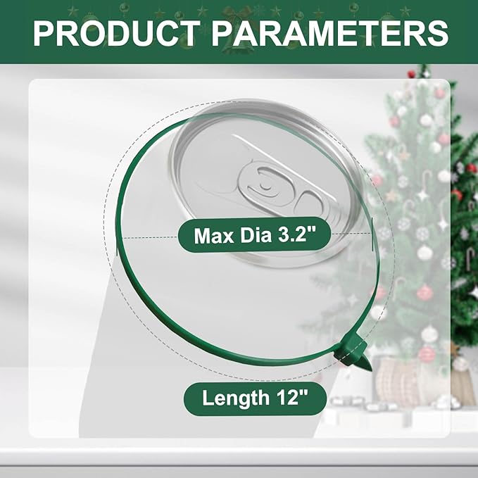 Green Zip Ties 12", 1000 Pack, Cable Ties UV Resistant, Wire Ties 45 lbs Tensile Strength for Garden, Plants, Fence, Holiday Lights, Yakobela