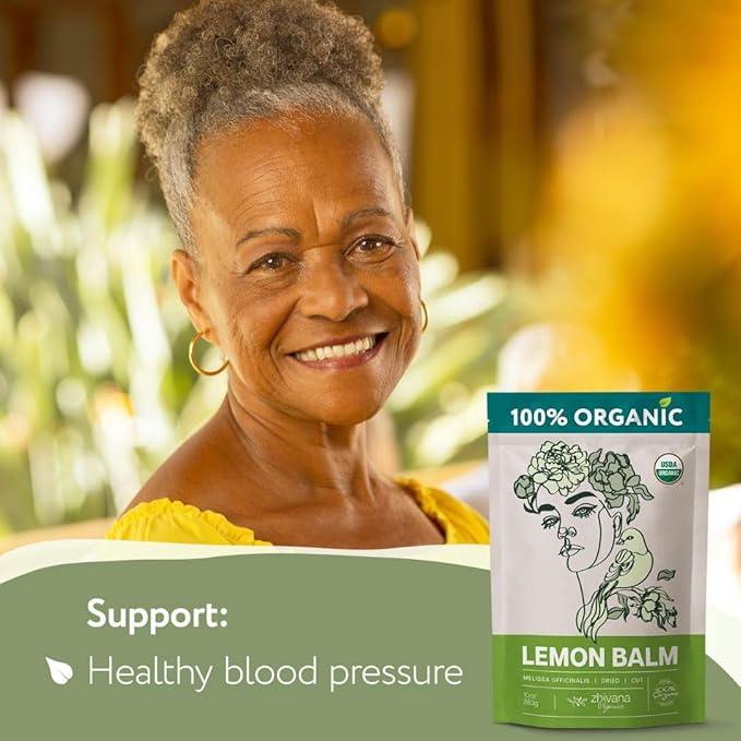 Super Value Pack 5 LB - Organic Lemon Balm Tea - Melissa Officinalis - Improve Sleep, Support Digestion, Lower Stress Levels