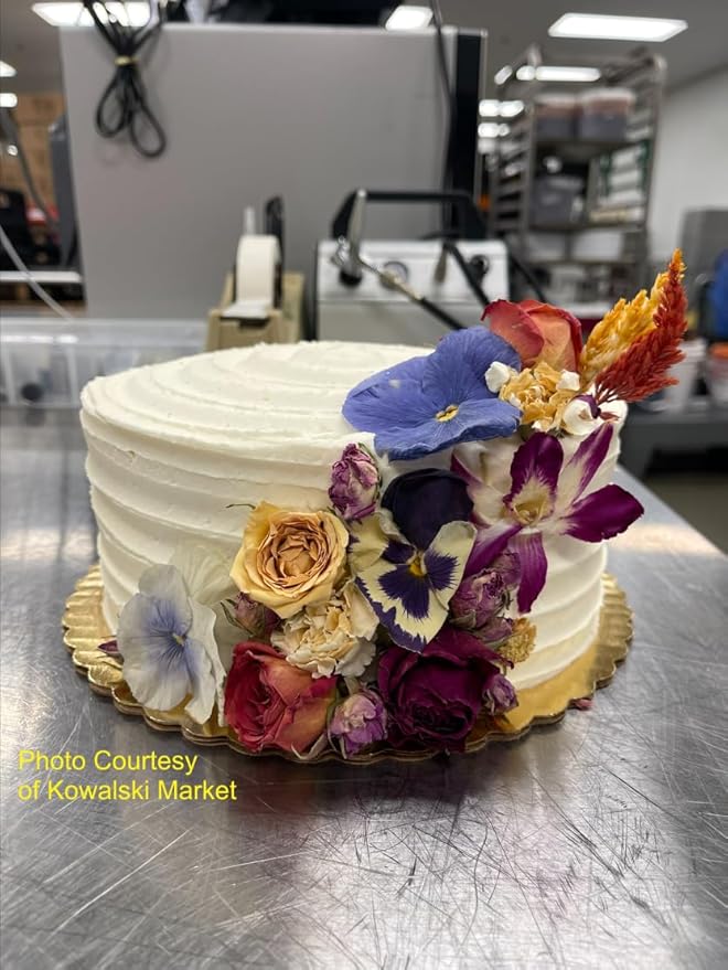 Pansy Edible Flowers for Cocktails & Desserts - 20 USA-Grown Freeze-Dried Flowers for Drink Garnish - Edible Dried Flowers (0.2 oz)