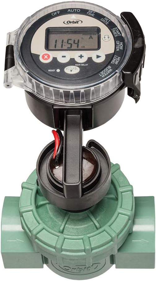 2-Pack Orbit 57860 Battery Operated Sprinkler Timer with Valve - Battery-Operated Sprinkler Timer with Valve for Easy Watering