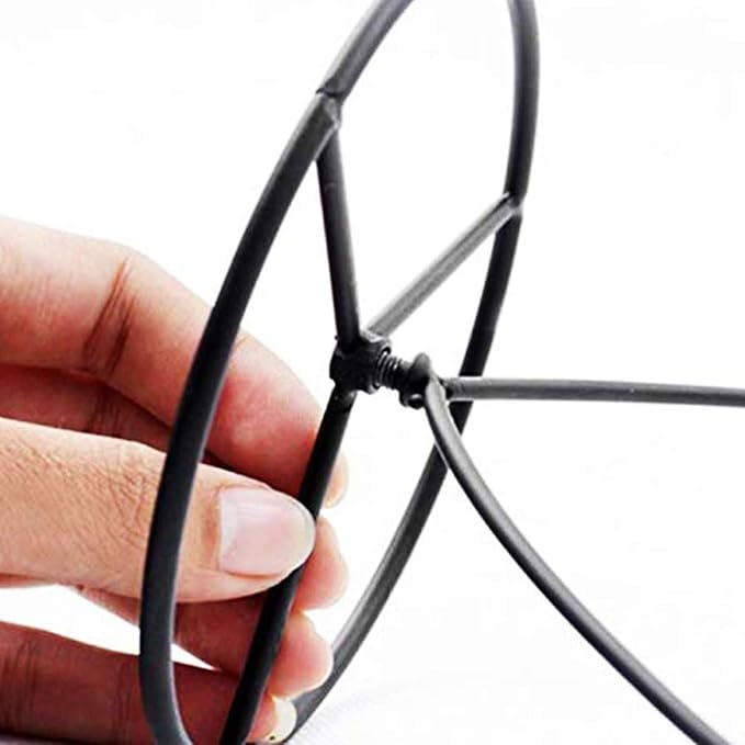 Ornament Display Stand Air Plant Stand Iron Hanging Stand Flower Pot Stand Rack Holder for Hanging Glass Globe Witch Ball Terrarium Christmas Ornament and Home Wedding Decoration(Black) (Love)