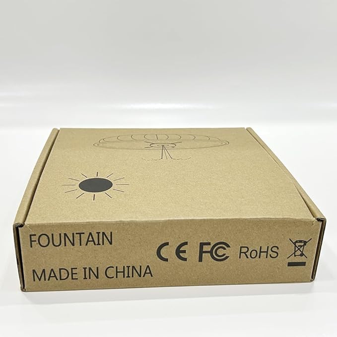 SZMP Solar Fountain Upgraded 100% Glass Panel, 3.5W Floating Solar Powered Water Pump Built-in 2000 Battery with 7 Nozzle & 4 Fixer, Solar Bird Bath Fountains for Garden, Pond, Outdoor (White)