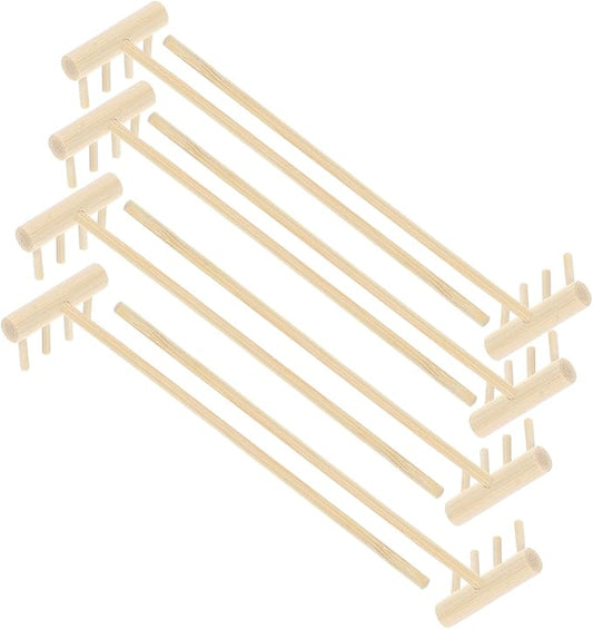 EXCEART Mini Rake Set - 24 Pcs Miniature Sand Garden Tools for Zen Meditation - Bamboo Smooth Toolkit for Kids Sand Tray