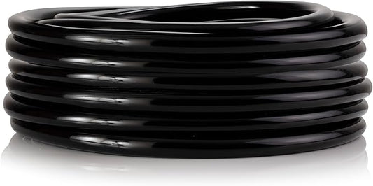 Alpine Corporation 100 Ft. PVC Tubing with 5/8" Inside Diameter for Ponds and Fountains, Black