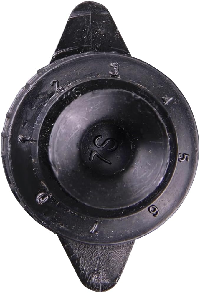 Raindrip A161CPUB Adjustable Flow Bubbler Assembly, Full-Circle Pattern, Fan Spray, 1/4 in. Clamp N Pierce Inlet, Riser, 13 in. Stake, Black, Pack of 1