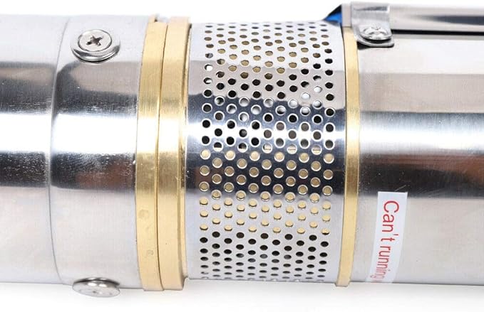 3 Inch Solar Water Pump Submersible Well Deep Bore Screw Well Garden Irrigation Kit with MPPT Controller (48V 400W)