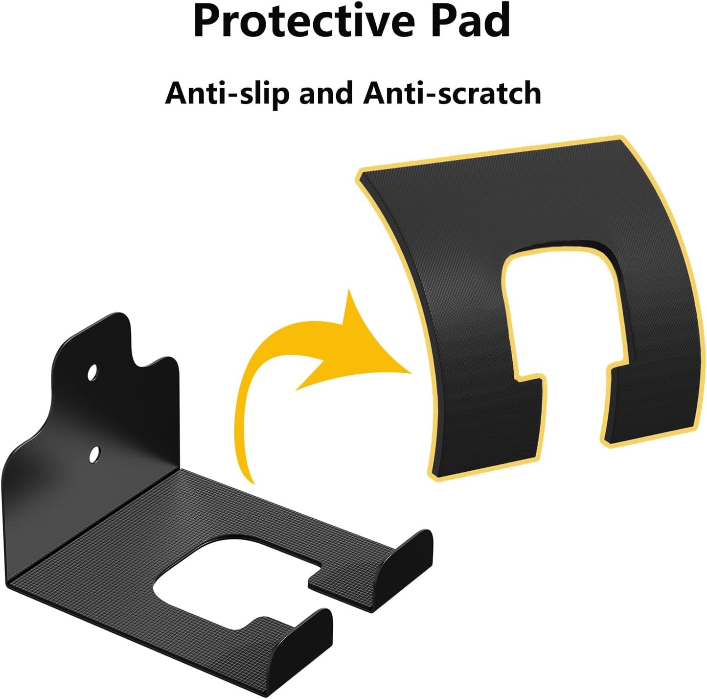 Garage Organizer Trimmer Rack, Garden Power Tool Hanger Weed Whackers Holder Wall Mounted for Grass Trimmer, Hedge Trimmer, Garage Trimmer, Garden Tools,4 Pack