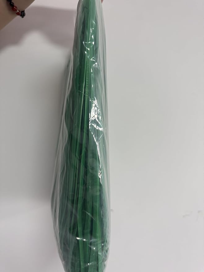 XINGO 1000 PCS Green Zip Ties 8 Inch, 60 LBS Tensile Strength, Self-Locking Nylon Plastic Nylon PA66 Wire Ties for Indoor and Outdoor Use