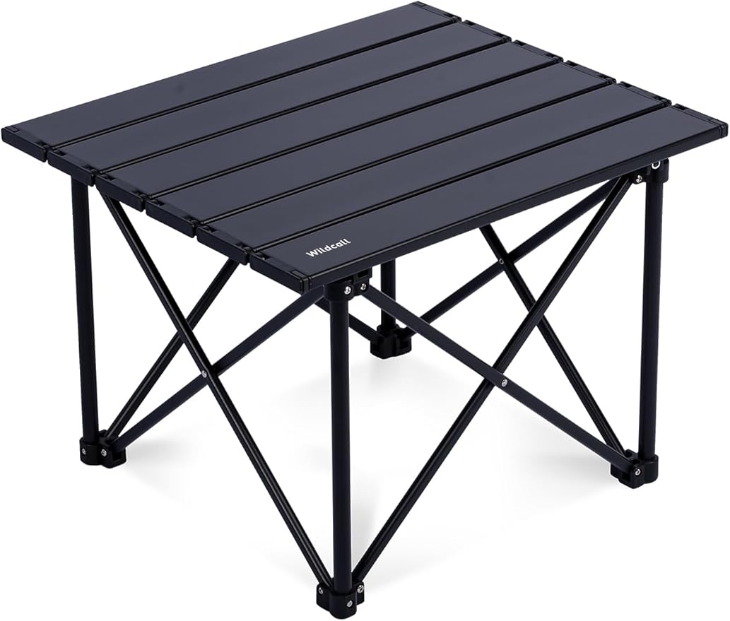 WildCall Ultralight Camping Table, Compact Aluminum Folding Beach Table with Carry Bag for Outdoor, Picnic BBQs, and Cooking