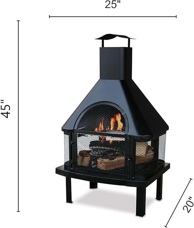 Endless Summer, Wood Burning Outdoor Fire House