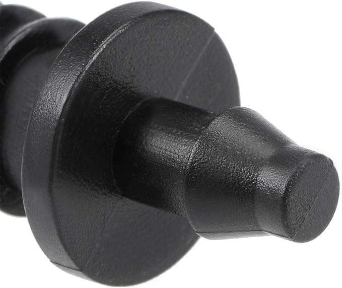 uxcell Barb Drip Pipe End Closure Cap 4mm and 8mm Inner Diameter Hose Plug Connector for Garden Agricultural Irrigation System, Plastic 10pcs