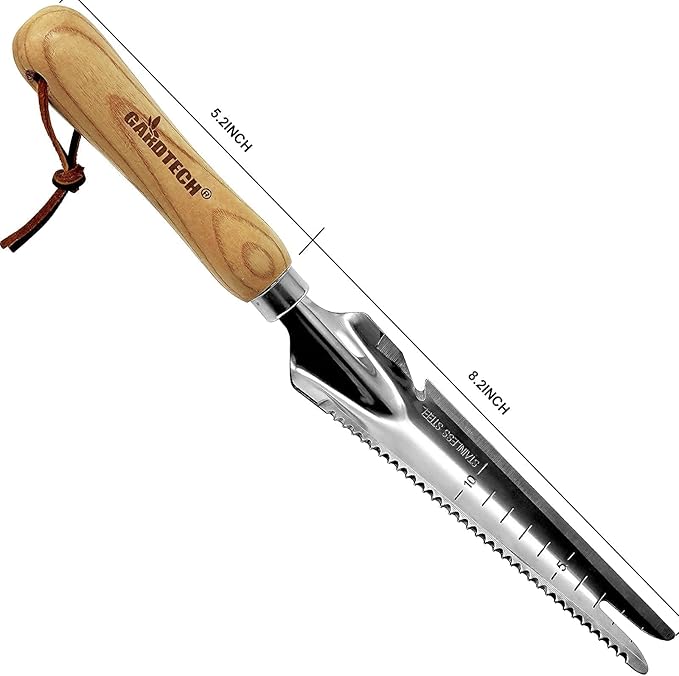 Hand Weeder Puller Tool, Dandelion Fork Weeding Knife Tool - 2023 New Garden Tool for Weeders Easy Quick Clean Removal Root Digging - Original Multi Use Rust-Resistance (13.8in)