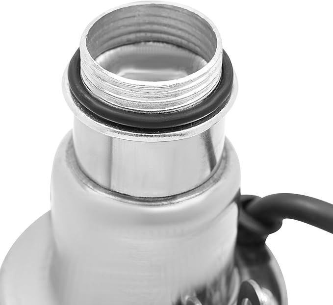 Deep Well Submersible Pump DC 12V 180W Electric Solar Powered Water Pump, 5.3 GPM Flow, 82ft Lift, Farm Ranch Irrigation Submersible Bore Hole Deep Well Pump