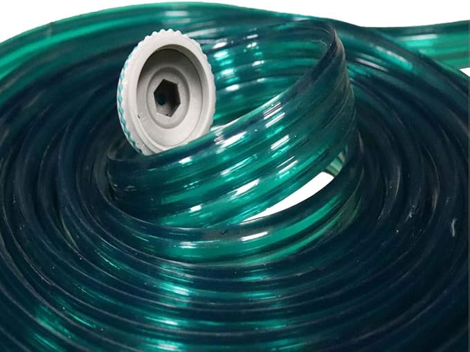 TentandTable PVC Plastic Water Misting Hose | 20-Foot Long | for Inflatable Water Slide Bounce Houses