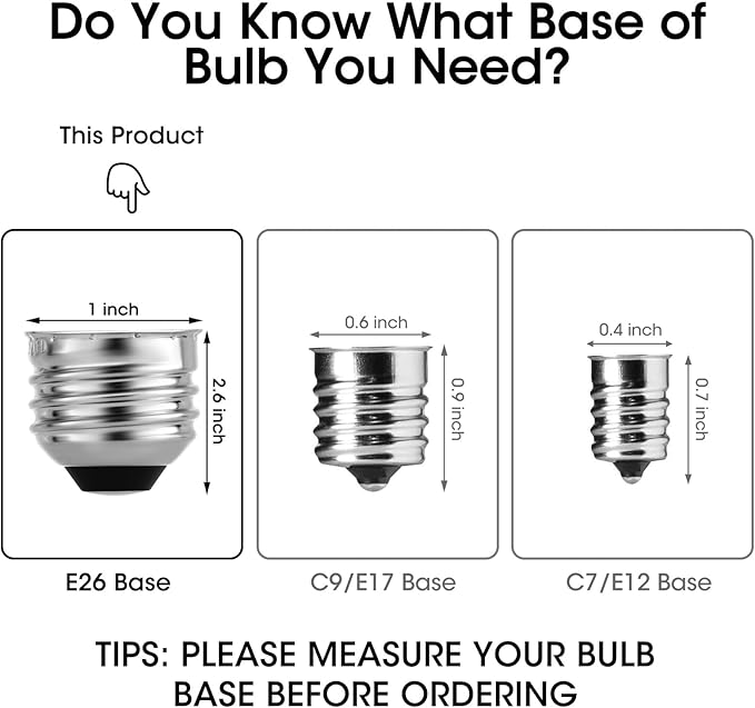 Meconard S14 Purple and Orange LED Light Bulbs, 24Pack 1W Plastic Shatterproof Waterproof LED Bulbs for Indoor Outdoor String Lights, E26 Base, Halloween Decoration, String Light Replacement Bulbs