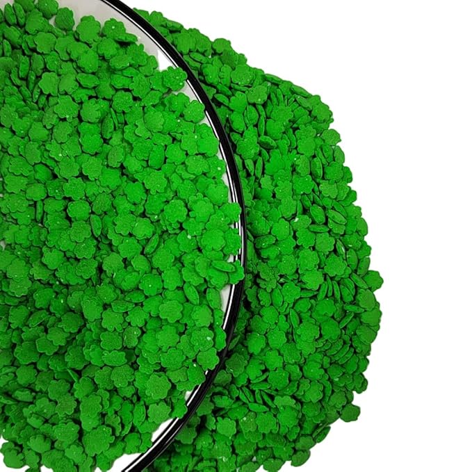 Homankit Edible Green Sprinkles St. Patrick's Day Themed Sprinkle for Cake Decorating Baking Cupcake Toppers Cookie Decorating Ice Cream Celebration 3 Ounces