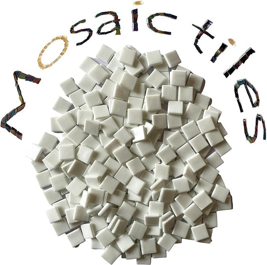 SMEIINIK 1.1lb Bulk Single Iridescent Color Mosaic Tiles for Crafts, Glass Mosaic Pieces for Mosaic Puzzles, Stained Glass Tiles for Mosaic DIY, Mosaic Making Supplies(AJ01-20)