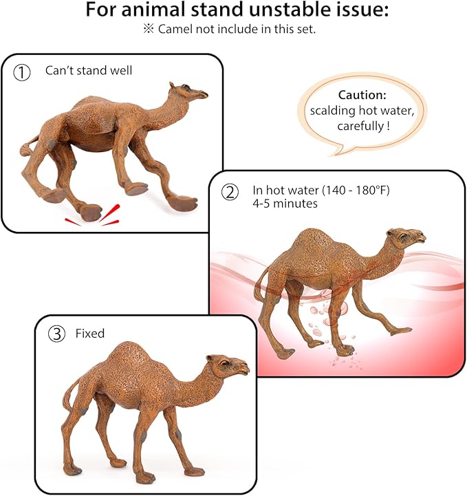 Volnau Safari Animal Figurines Toys 7PCS North America Figures Zoo Pack for Toddlers Kids Christmas Decoration Gift Preschool Educational Moose Wolf Bear Jungle Forest Woodland Set