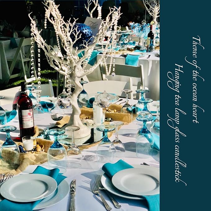 3.15"/ 8cm Hanging Tealight Candle Holder Glass Globes Air Plant Orb Glass Candlestick Lights Terrariums Candles Terrarium Vase Containers Home Decor Indoor Outdoor Garden DIY Gifts (30)