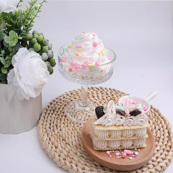 Summer Ice Cream Sprinkles for Cake Decorating, Pastel Popsicle Sugar Baking Edible Cupcake, Cookie, Donut Toppers and Birthday Party Supplies