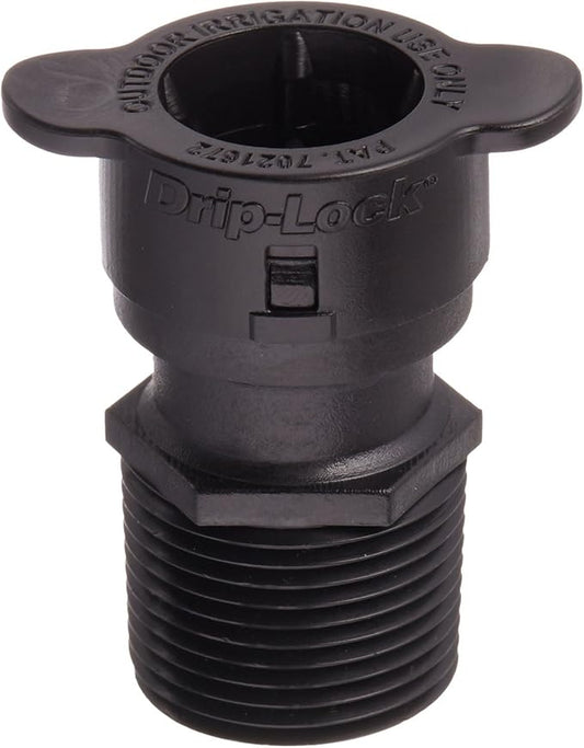 Orbit 67493 3/4" MPT x 1/2" Drip Irrigation Drip-Lock Adapter