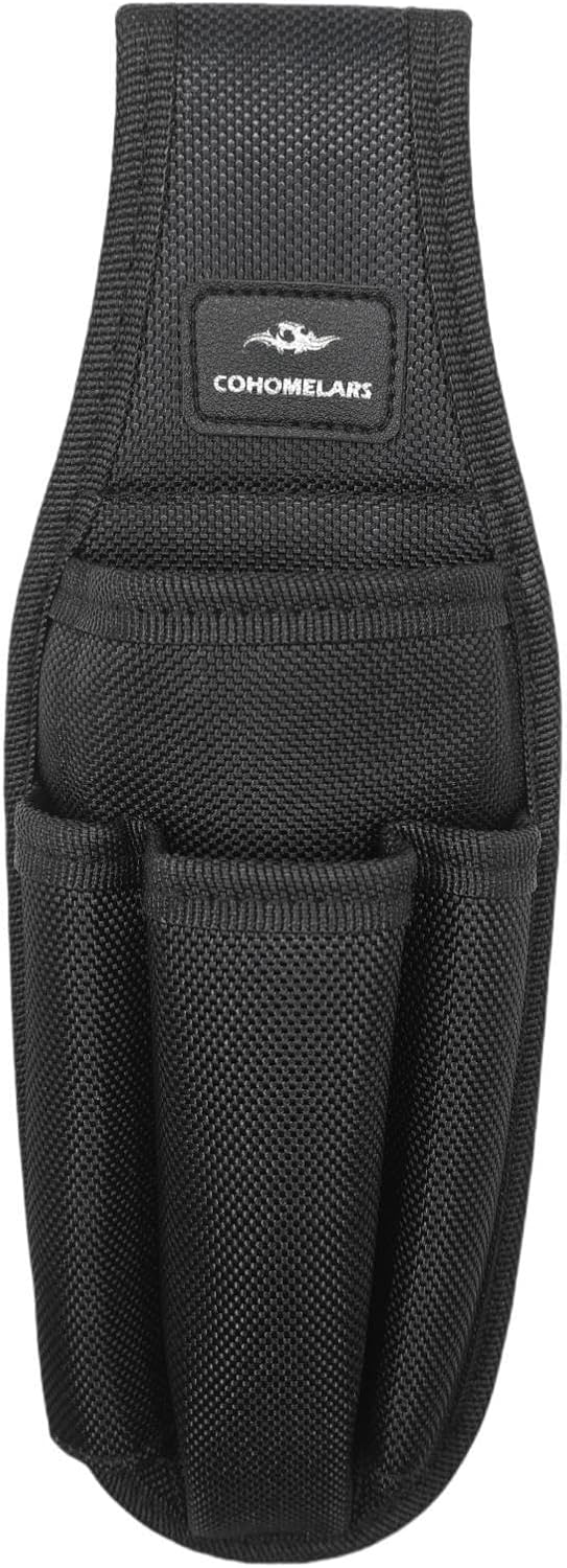 Small Tool Pouches with Belt Clip,Electrician Tool Bag,Tool Pouch for Belt,Tool Organizer Holster with 4 Pockets