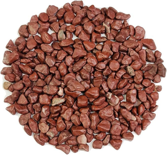 HappyFiller Small Red River Rocks Decorative Pebbles Natural Aquarium Gravel Stones for Fish Turtle Tank,Soil Cover,Indoor Outdoor Garden Succulent Potted Plants Top Dressing,Zen Garden,2 LB