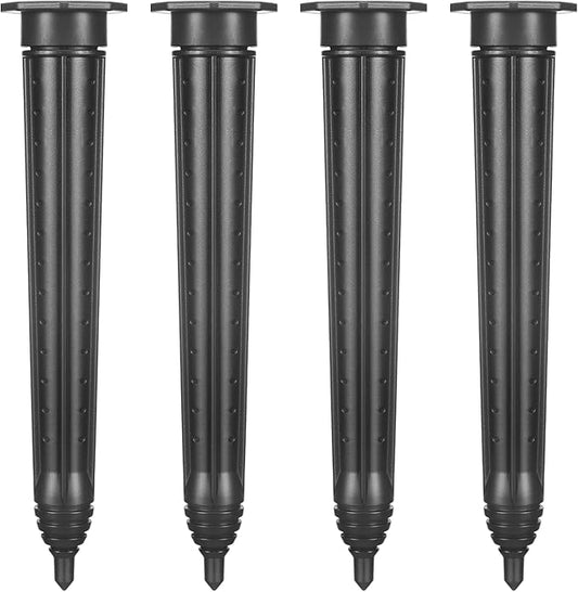 4 Pack Garden Watering Stake Large UV-Protected ABS Plastic Deep Root Irrigation Spike for Trees, Shrubs, Bushes, Shrubs, Flowers, Fruits, Vegetables, Potted Plants (14 Inch)