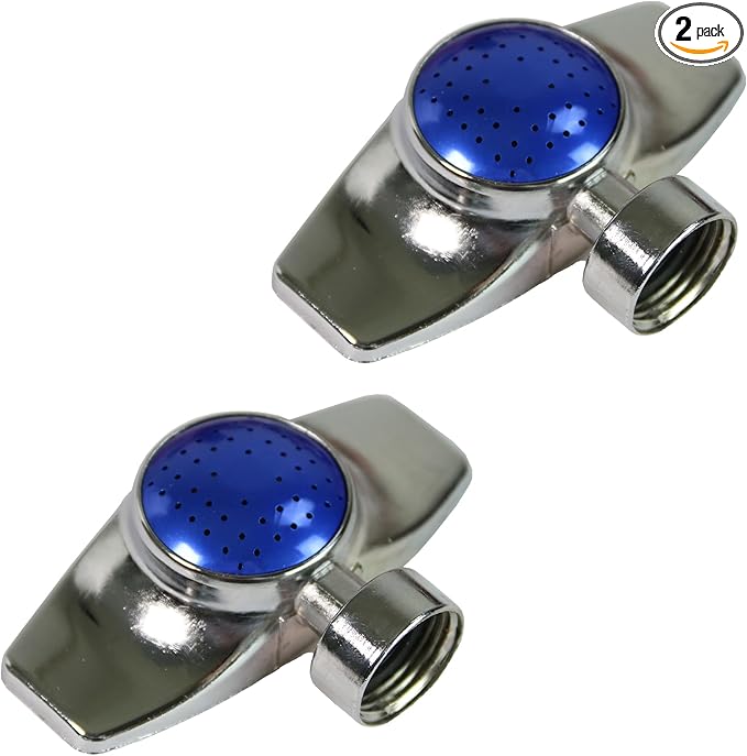 Chapin 6-9488: Square Pattern Spot Sprinkler 2 Pack, 360 Degree Sprinkler Head for Small Gardens and Lawns, Up to 30-Feet Coverage Area, Lawn Sprinkler, Small Area Yards and Garden Watering, Blue