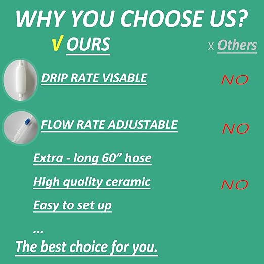 Self Watering Planter Insert, New Plant Watering Devices with Flow Regulator, Upgrade Self Watering Spikes with Controller, Vacation Drip Irrigation System Protect Your Plants (2 PCS)