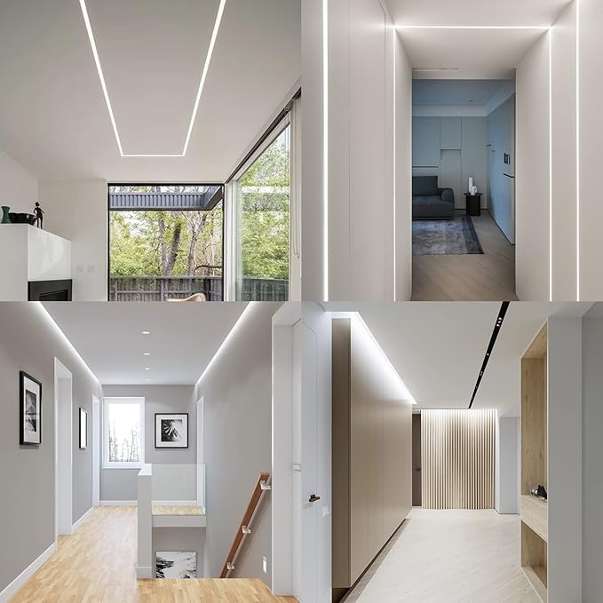 10M/32.8ft 24V COB LED Strip Light Waterproof IP65 Cool White 6000K Uniform Glow 3840LEDs CRI 93+ Flexible LED Tape Lights for DIY Cabinet Bedroom Kitchen Home Decor(No Power Supply)