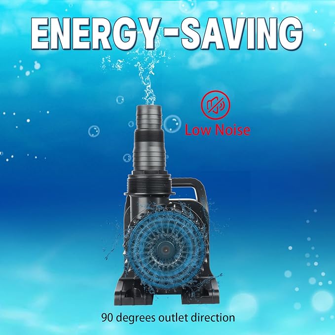 WaterRebirth (14000GPH, UL Listed) PS- High Flow Submersible Water Pond Pump - Water Aquarium Fountain Pump - Aquarium,UL listed (14000GPH-1100W)