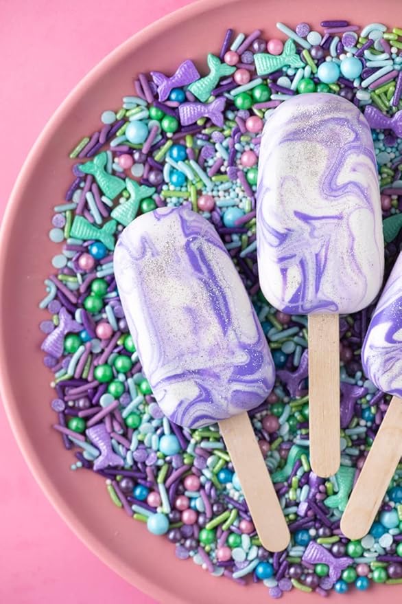 Sweets Indeed Sprinkles, Mermaid Edible Sprinkle Mix, Perfect for Cake Decorations, Baking, Ice Cream, Cookies, Cupcake Topper